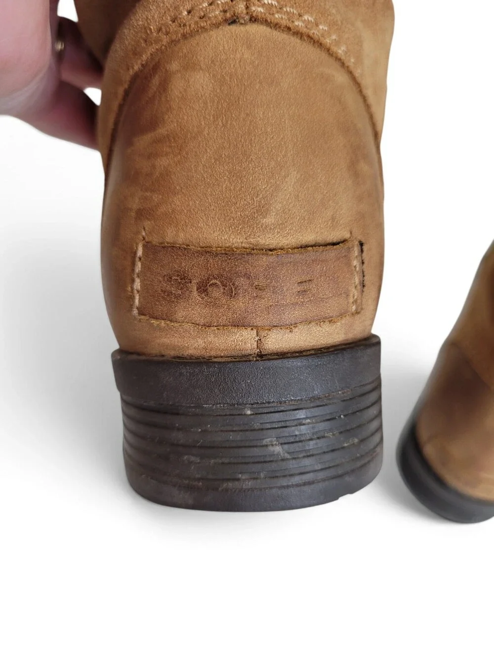 Sorel Emelie Lace Up Boots 7 Chestnut Brown